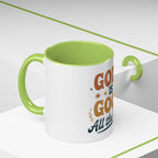 Praise the Lord Coffee Mug – Retro Christian Faith Accent Mug (11/15oz)