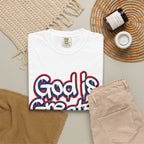 God Is Greater American Flag T-Shirt