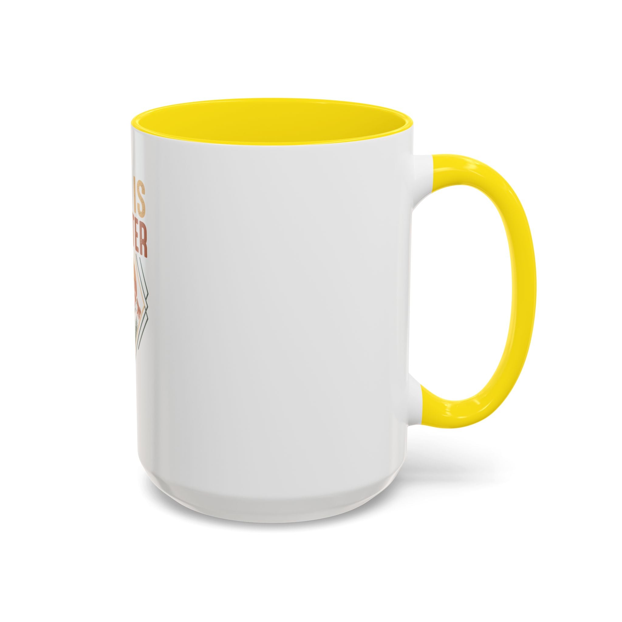 God Is Greater Mountain Coffee Mug — Inspirational Christian Accent Mug