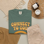 Connect to God T-Shirt — "The Password Is Prayer" Retro Faith Tee