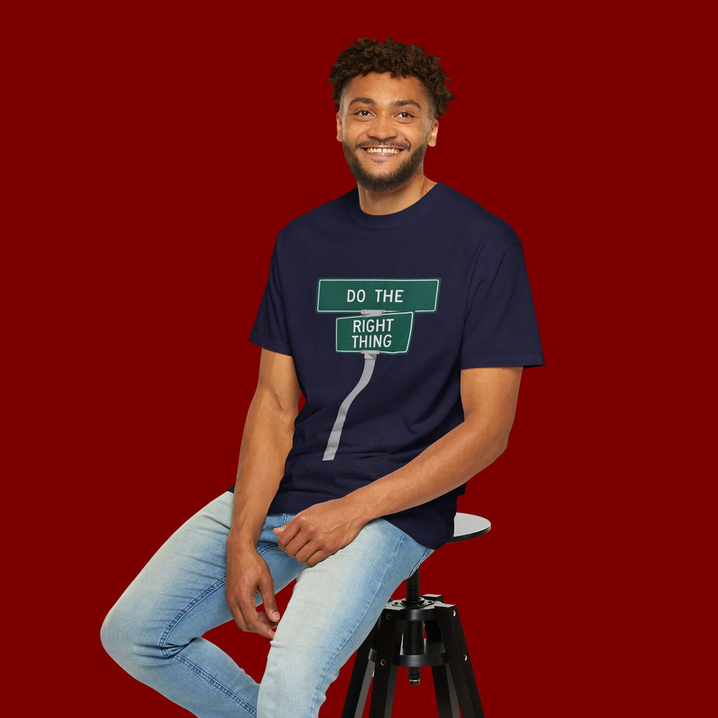 Do The Right Thing Street Sign T-Shirt