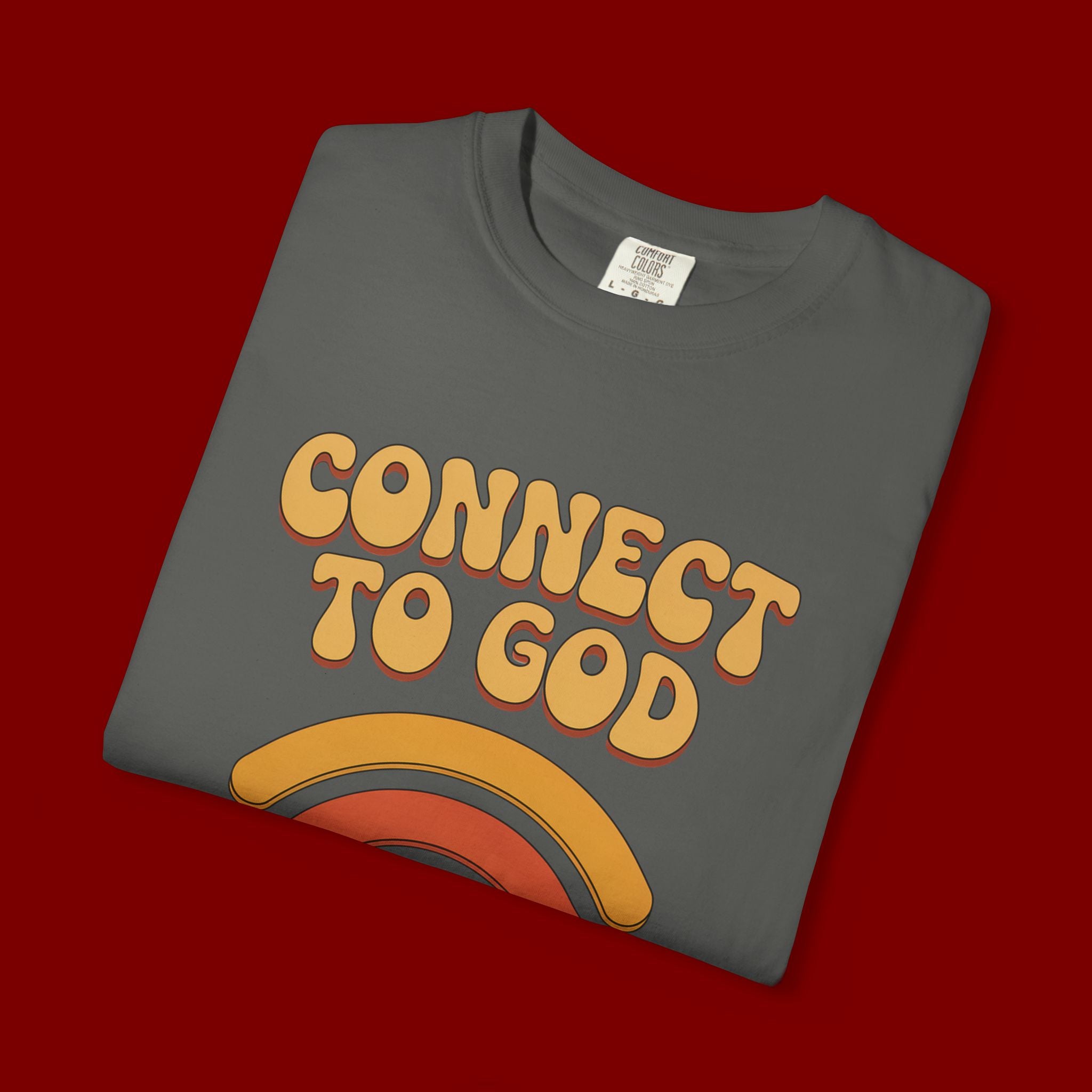 Connect to God T-Shirt — "The Password Is Prayer" Retro Faith Tee