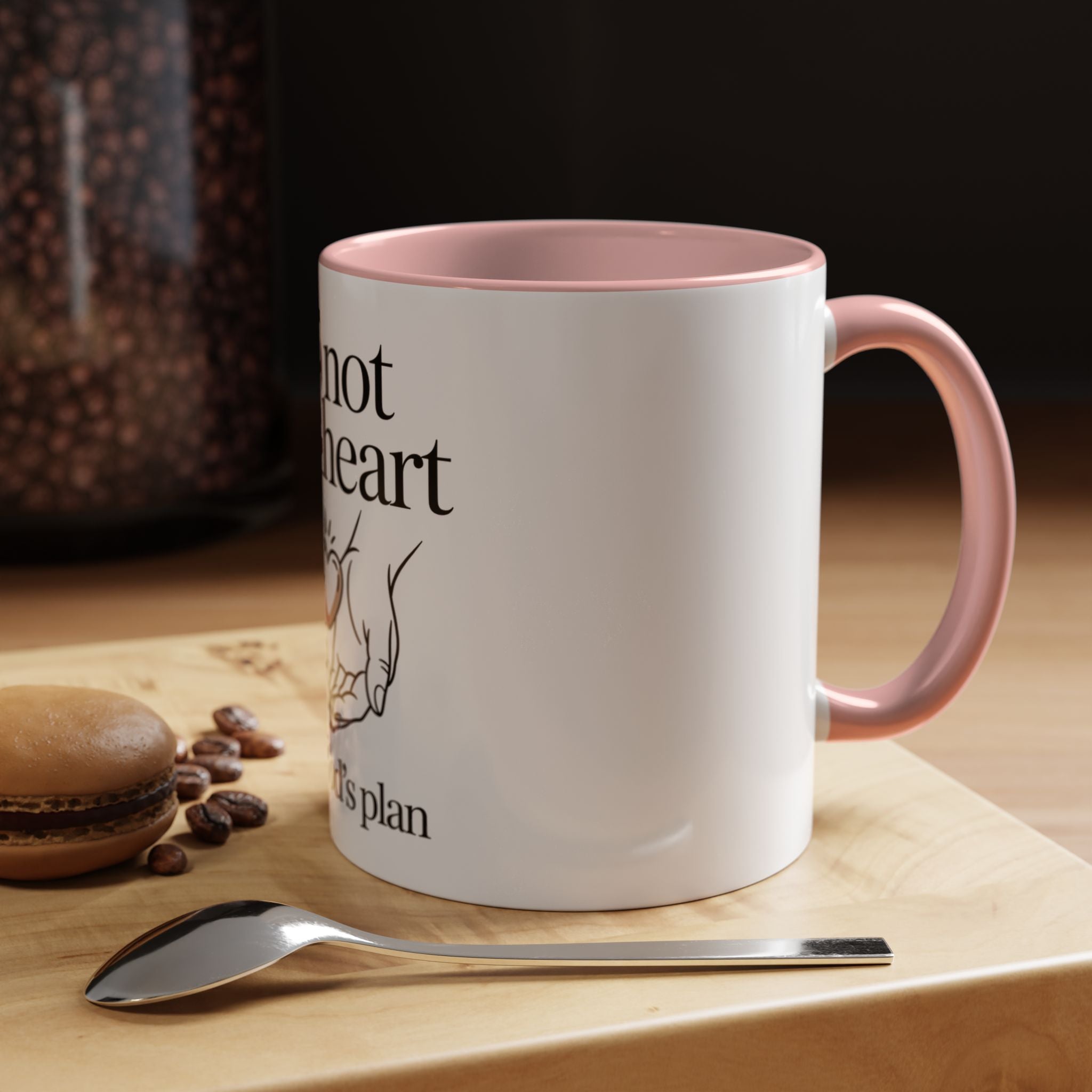 Do Not Lose Heart Accent Coffee Mug — Trust God’s Plan Inspirational Christian Mug