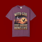 With God Every Hardship Brings Ease T-Shirt
