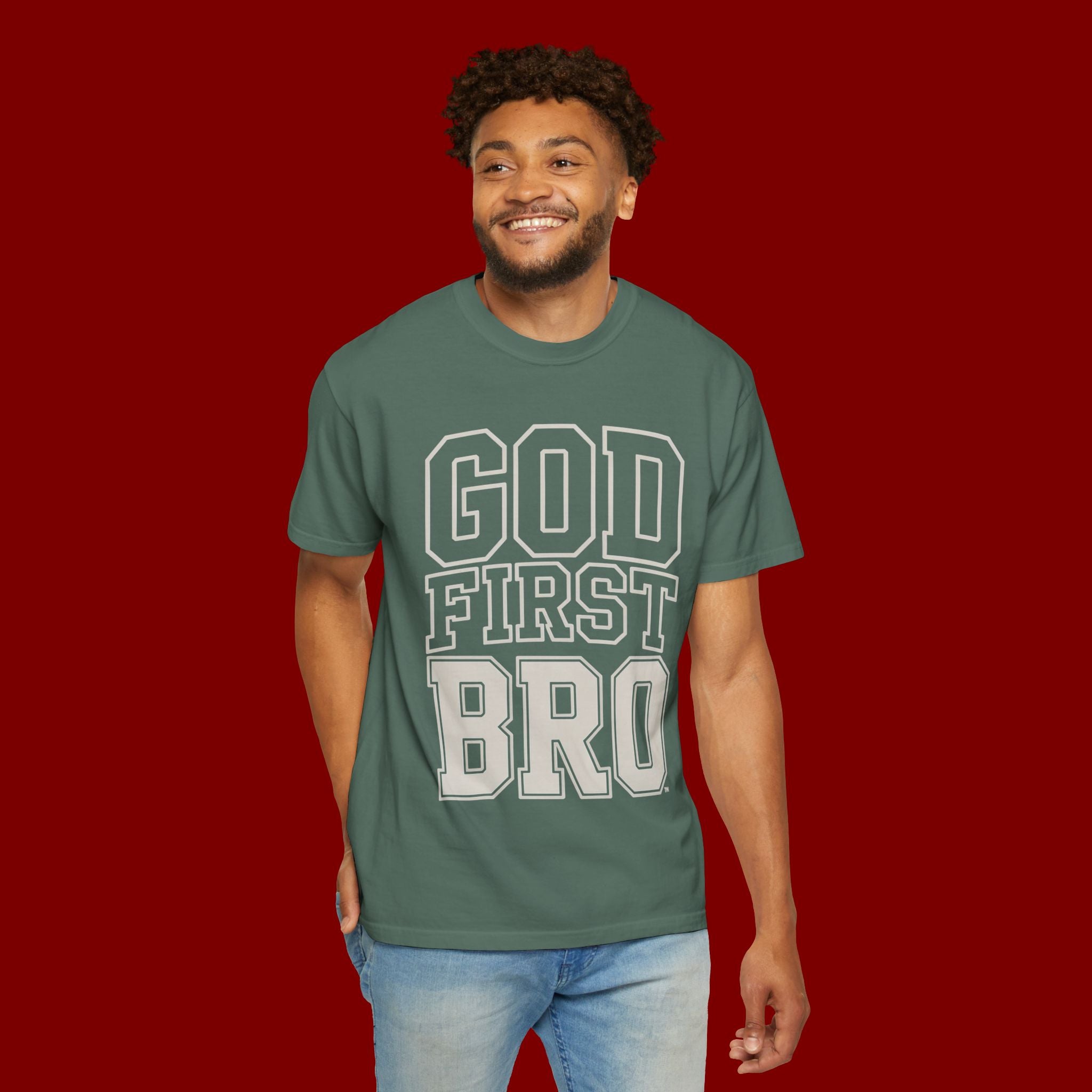 God First Bro T-Shirt — Faith-Based Graphic Tee