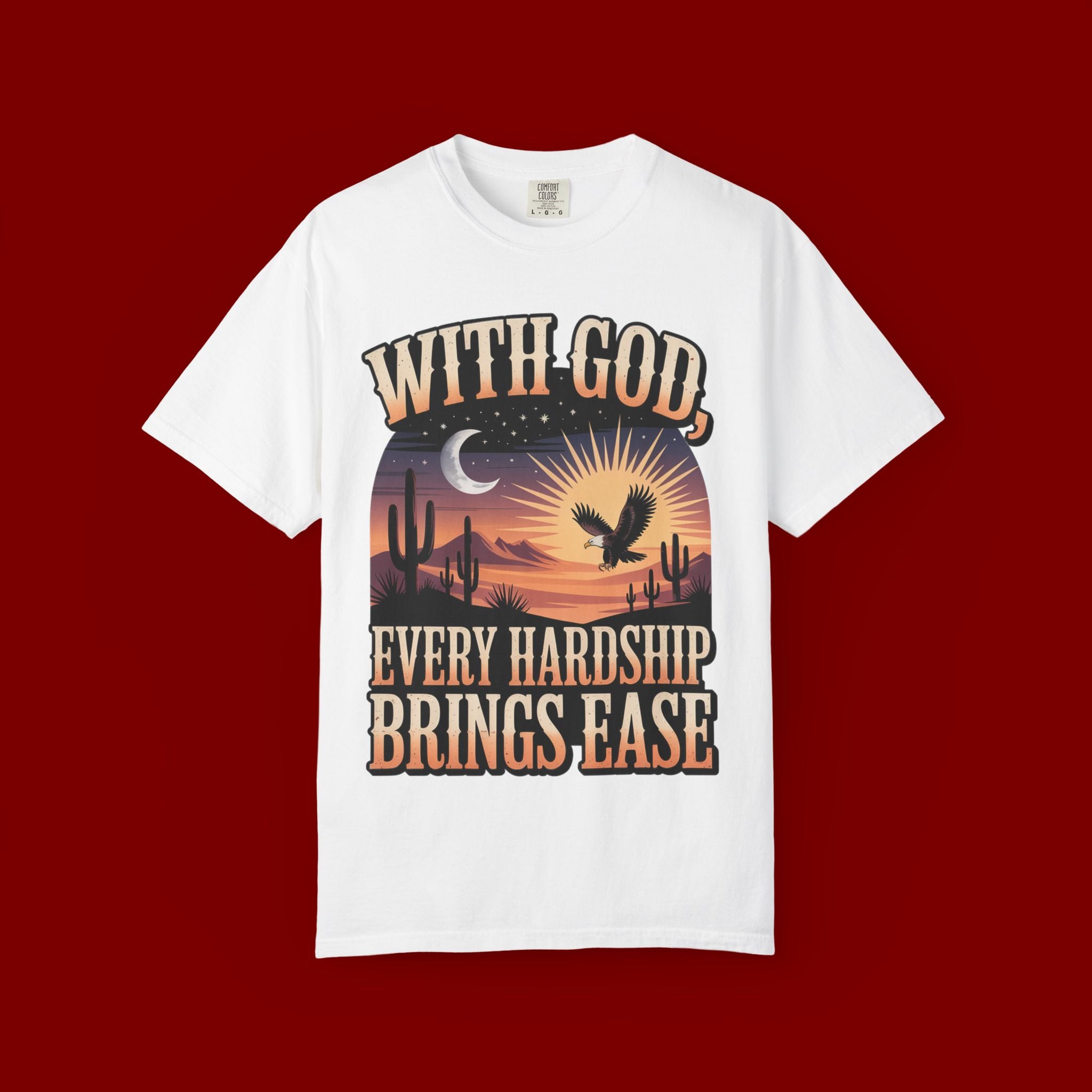 With God Every Hardship Brings Ease T-Shirt