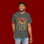 "It's Never Luck, It's Always God" Christian Graphic T-Shirt
