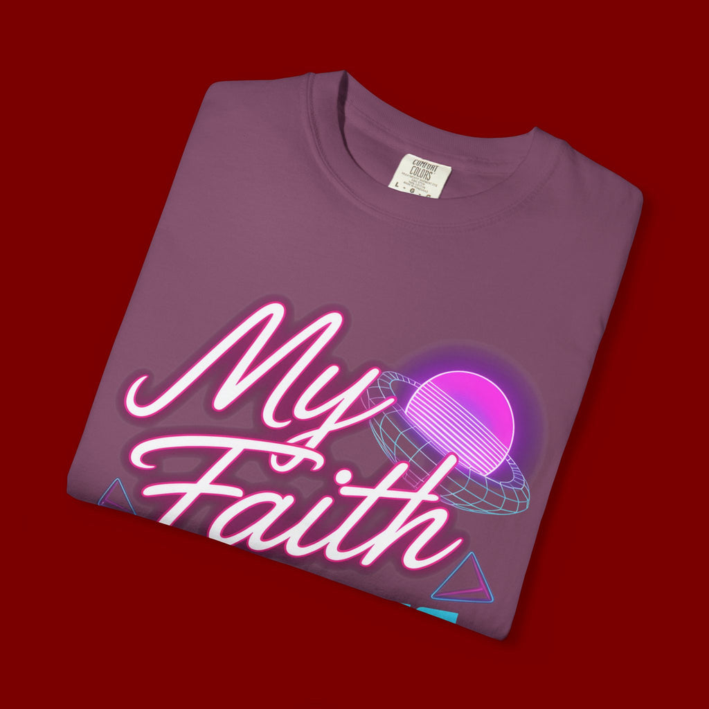 Faith T-Shirt — "My Faith in God Is Solid" Retro Graphic Tee