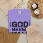 Christian Inspirational T-Shirt — "God Never Gives a Burden You Can't Bear" Motivational Tee