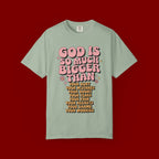 God Is So Much Bigger Tee — Retro Faith Graphic T-Shirt