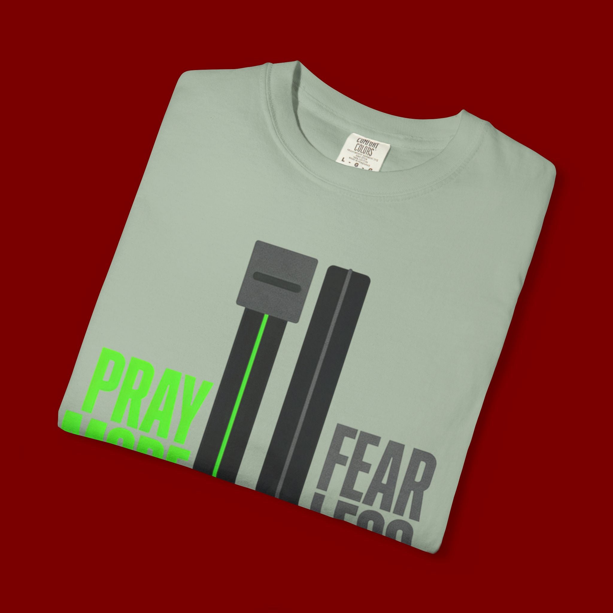 Pray More Fear Less T-Shirt — Inspirational Faith Graphic Tee