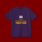 Kids Tee — "Trust God" Sprout Graphic