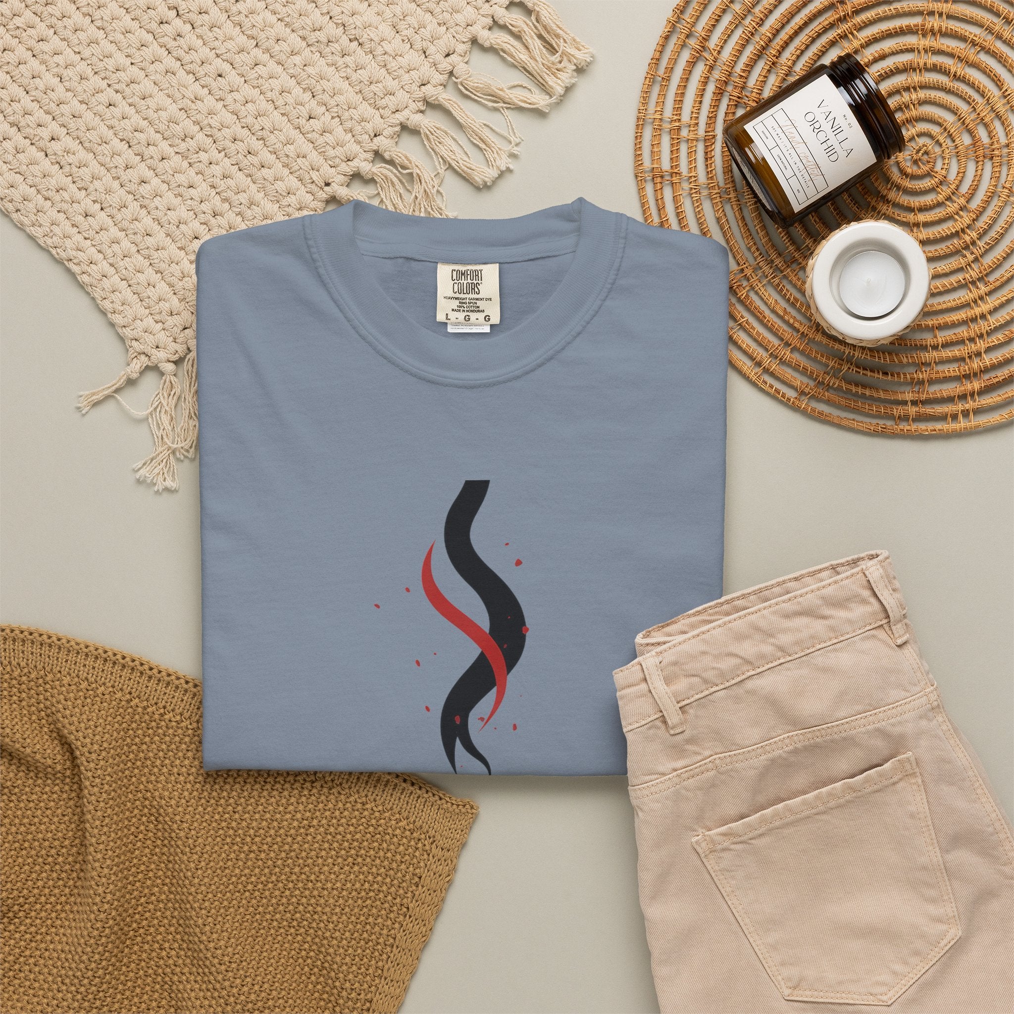 Matchstick Graphic T-Shirt — “Time Never Comes Again” Vintage-Inspired Tee