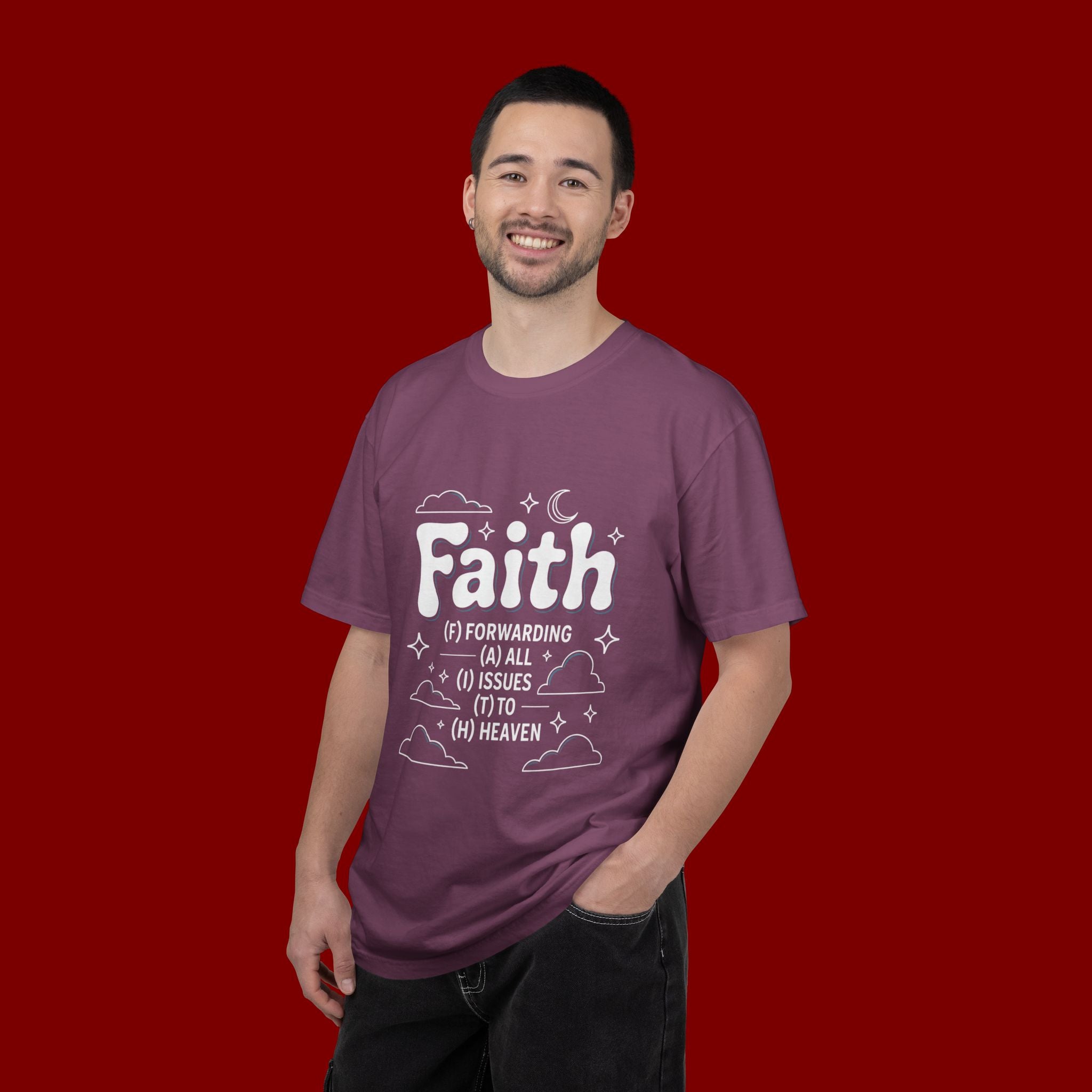 Faith Embossed T-Shirt