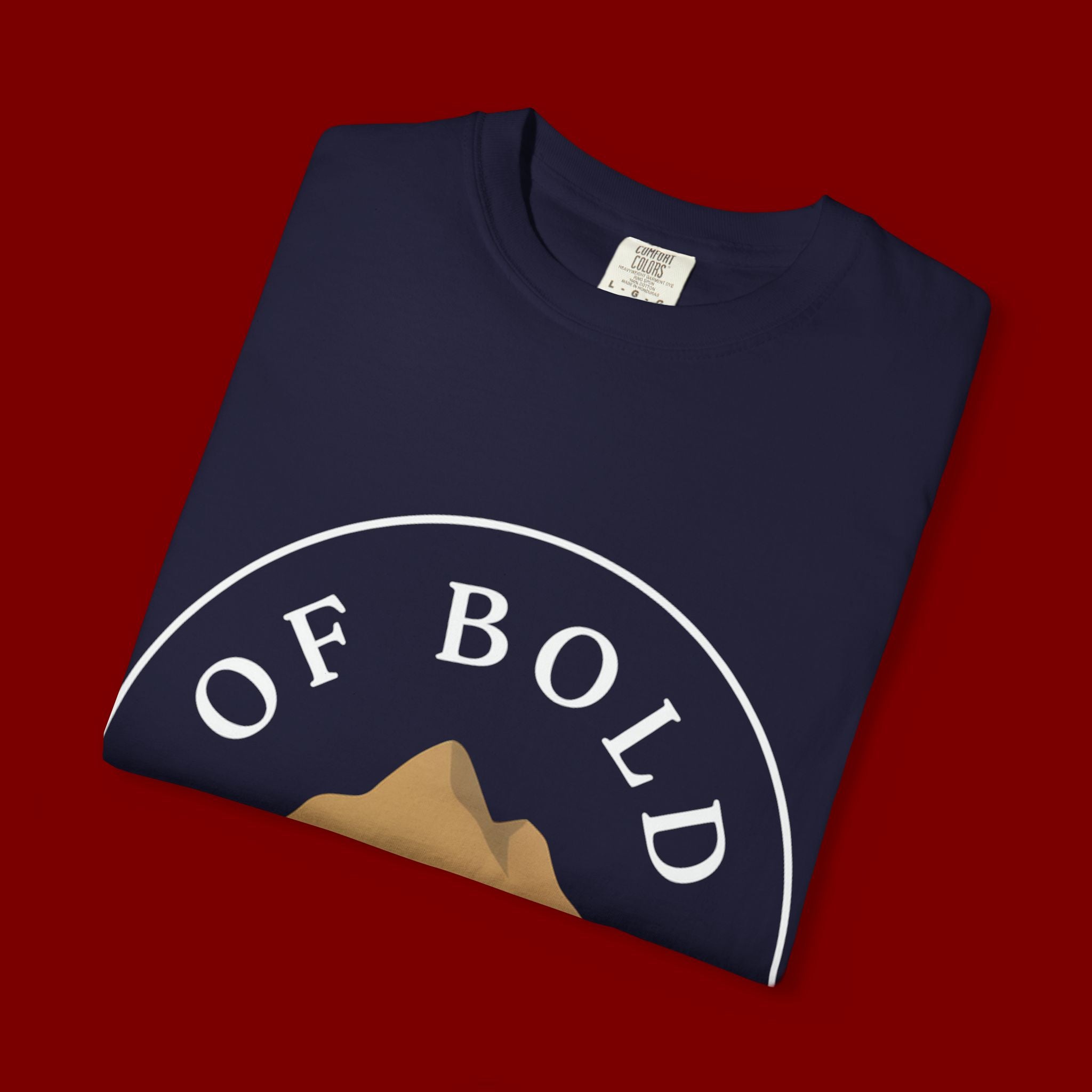 Of Bold Faith T-Shirt — Christian Mountain Faith Tee