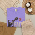 Faith On, Fear Off T-Shirt — Inspirational Christian Graphic Tee