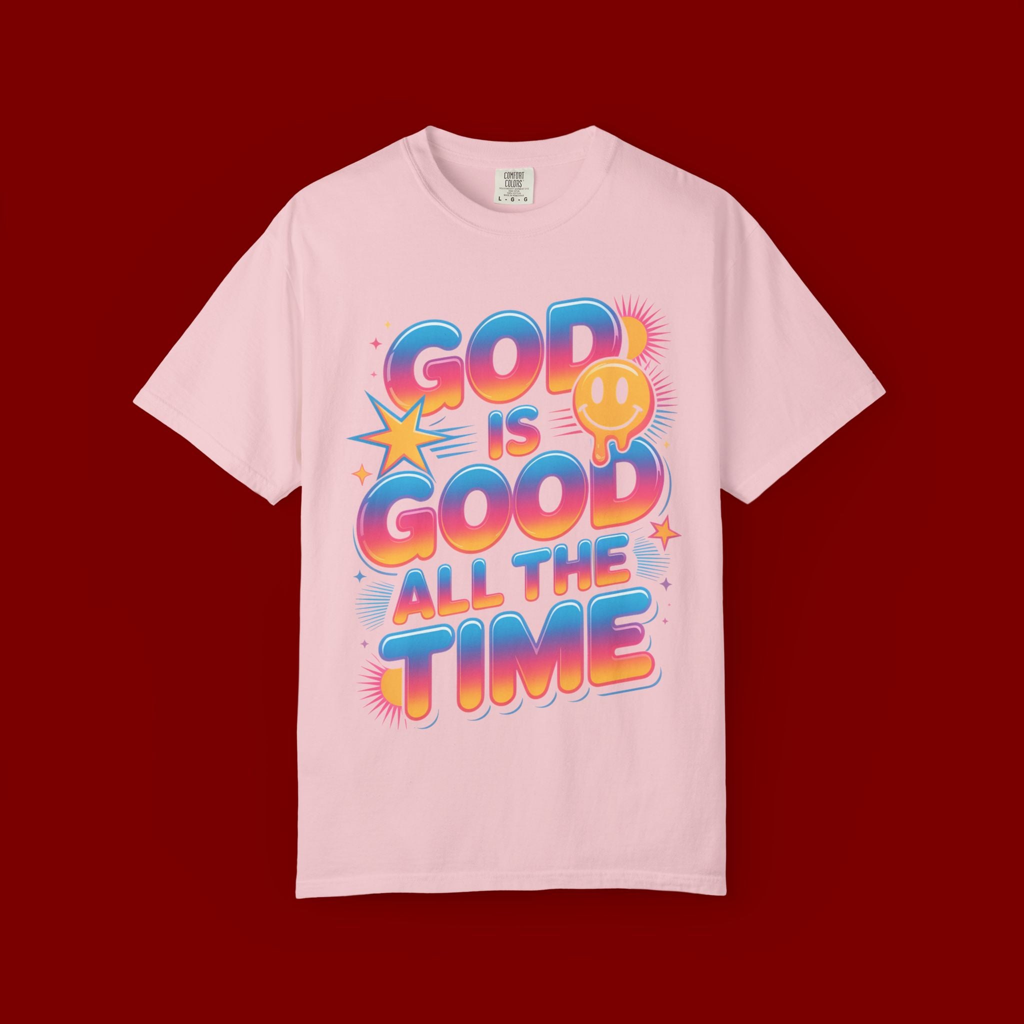 God Is Good All The Time T-Shirt — Positive Christian Graphic Tee