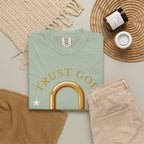 Trust God Lock T-Shirt — Christian Faith Tee “Trust God No Matter What”
