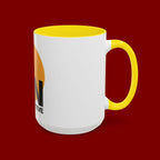 Accent Coffee Mug — "Focus On The Positive" Motivational Mug