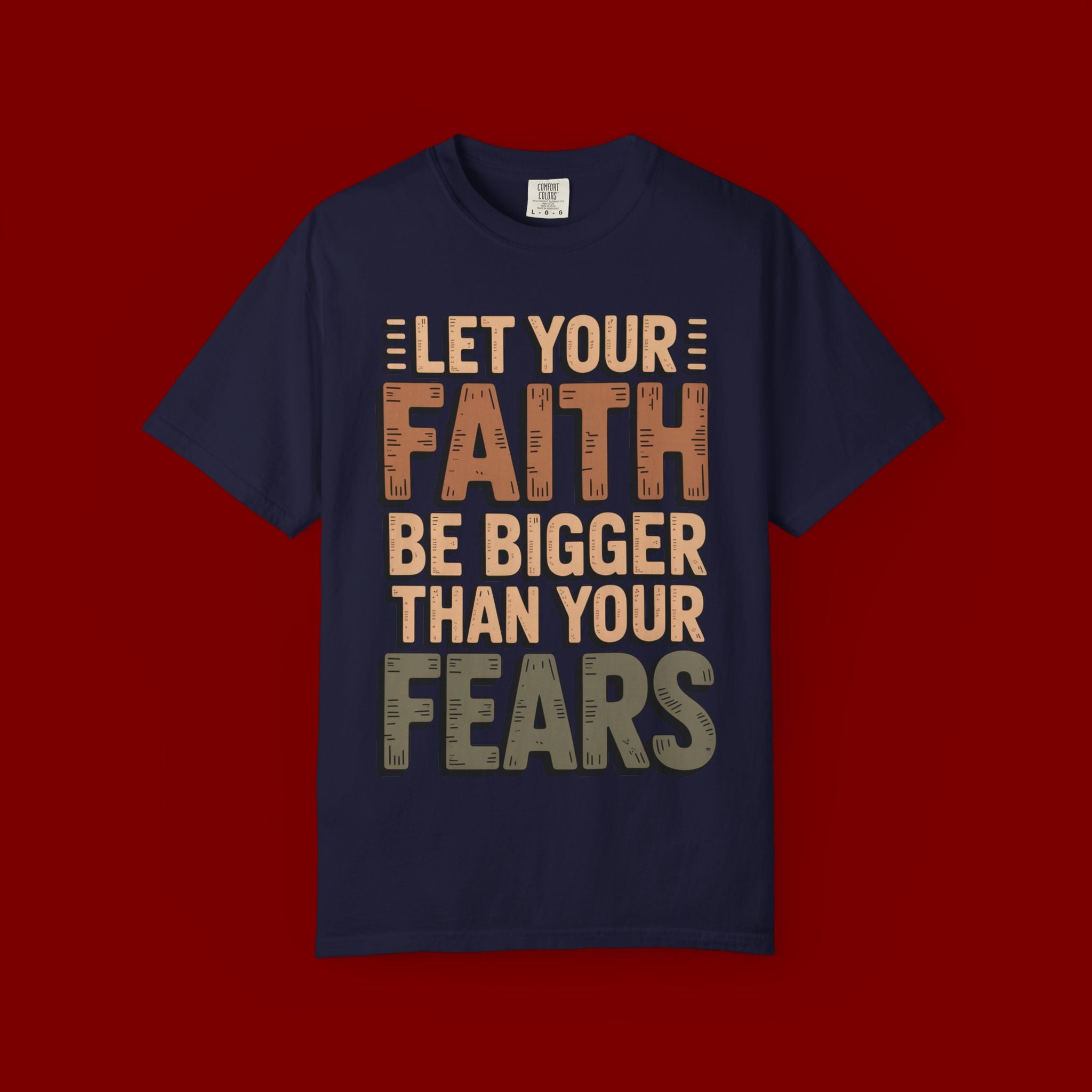 Faith Over Fear T-Shirt — Inspirational Christian Graphic Tee