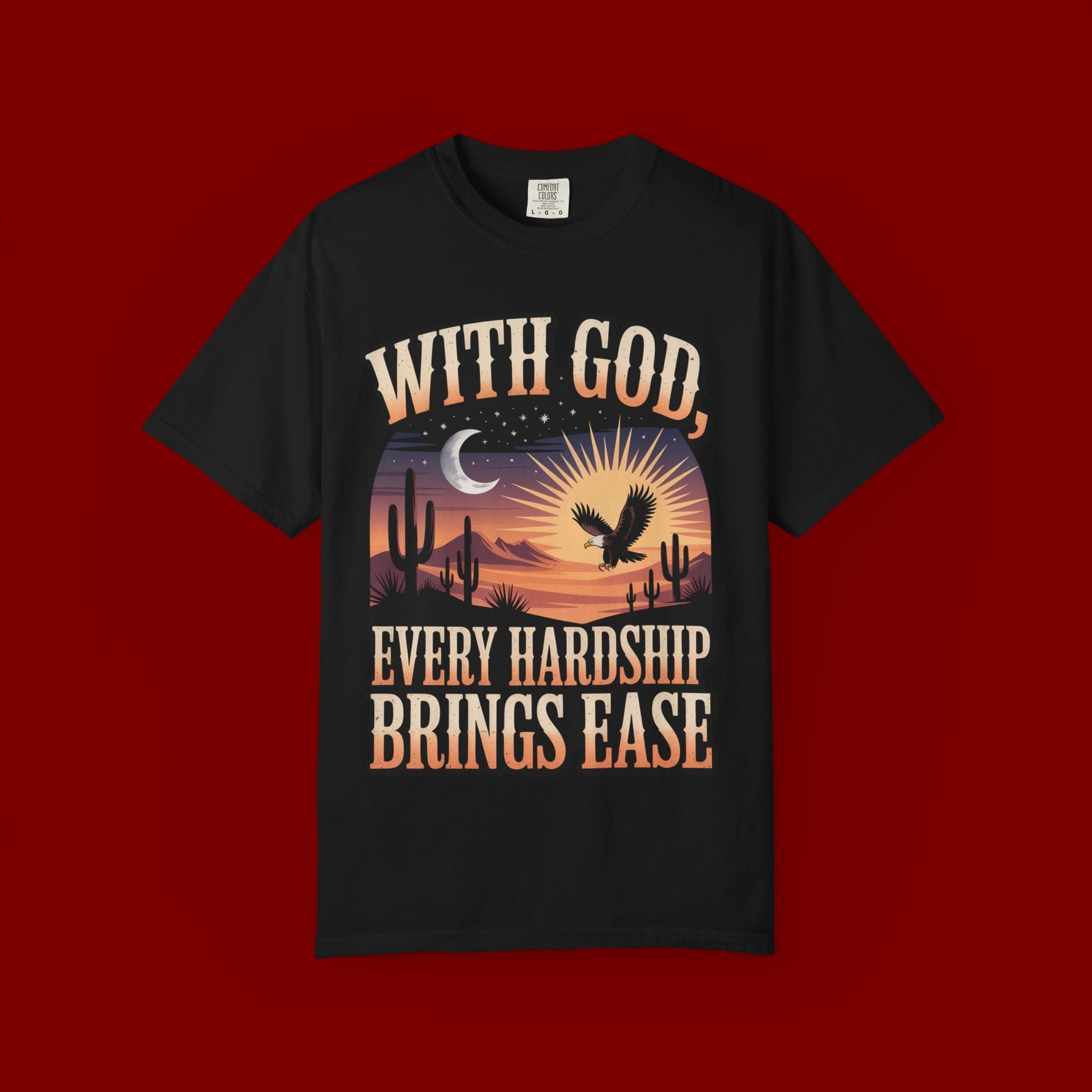 With God Every Hardship Brings Ease T-Shirt