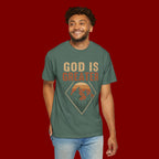 God Is Greater Mountain T-Shirt — Christian Faith Graphic Tee
