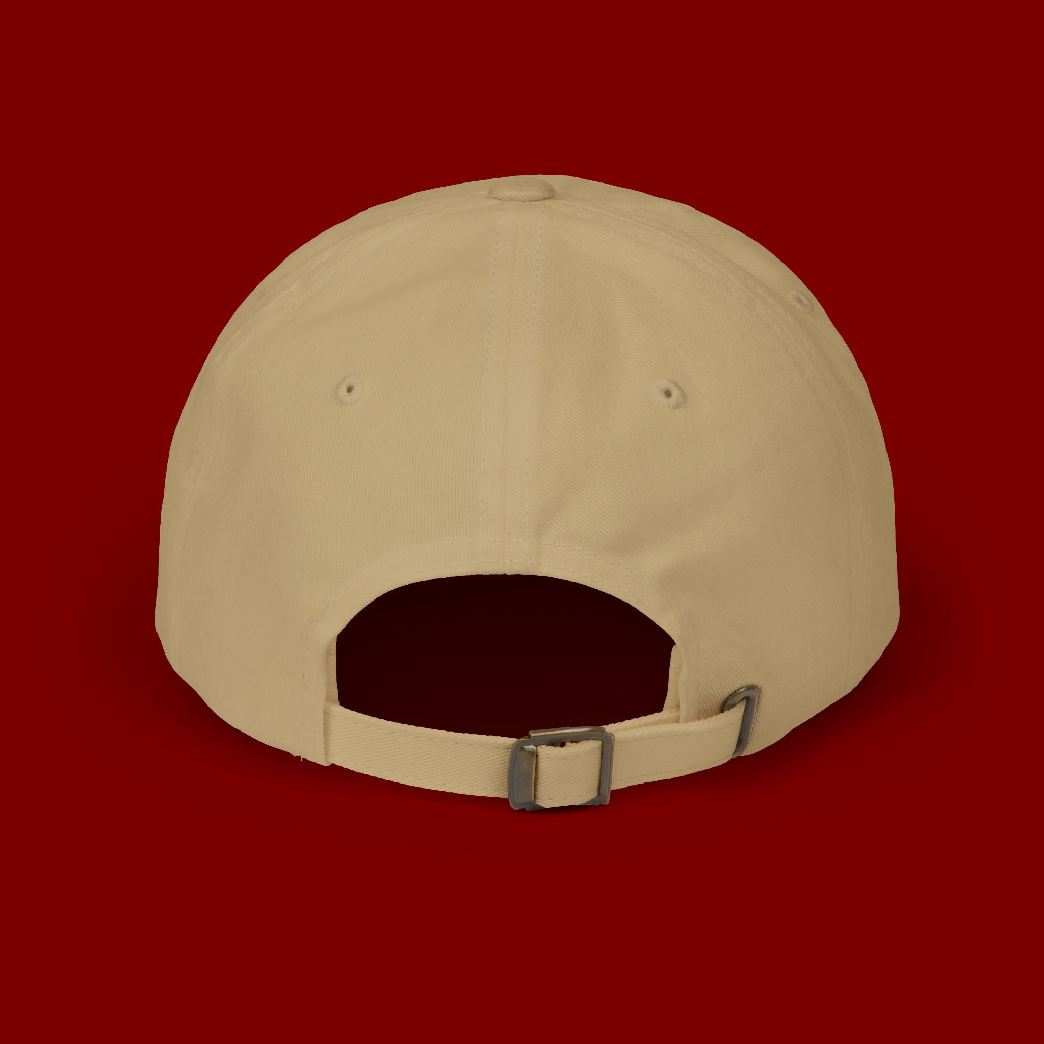 Dad Cap — Minimal Green Plant Drip Embroidered Hat