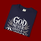 Inspirational Christian T-Shirt — "God Never Gives a Burden You Can't Bear" Tee