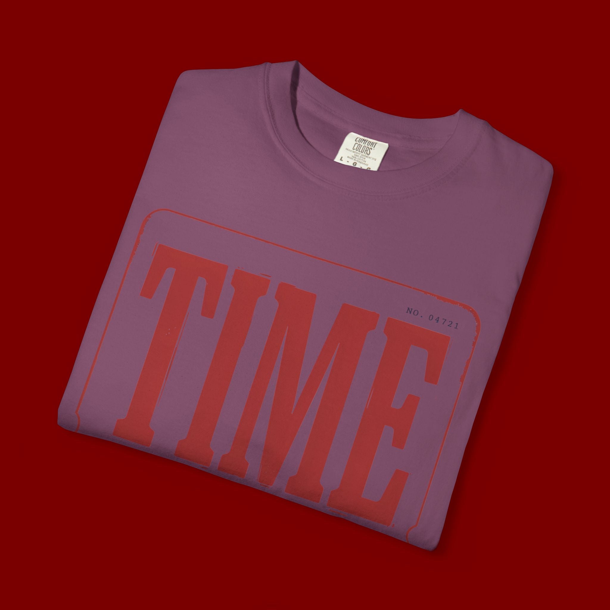 TIME Never Comes Again T-Shirt — Vintage Ticket Graphic Tee