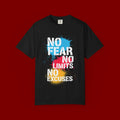 No Fear No Limits No Excuses T-Shirt — Motivational Graphic Tee
