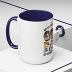 God-Themed Accent Coffee Mug – "My Help Is Only From God, The Creator of Heavens & Earth"