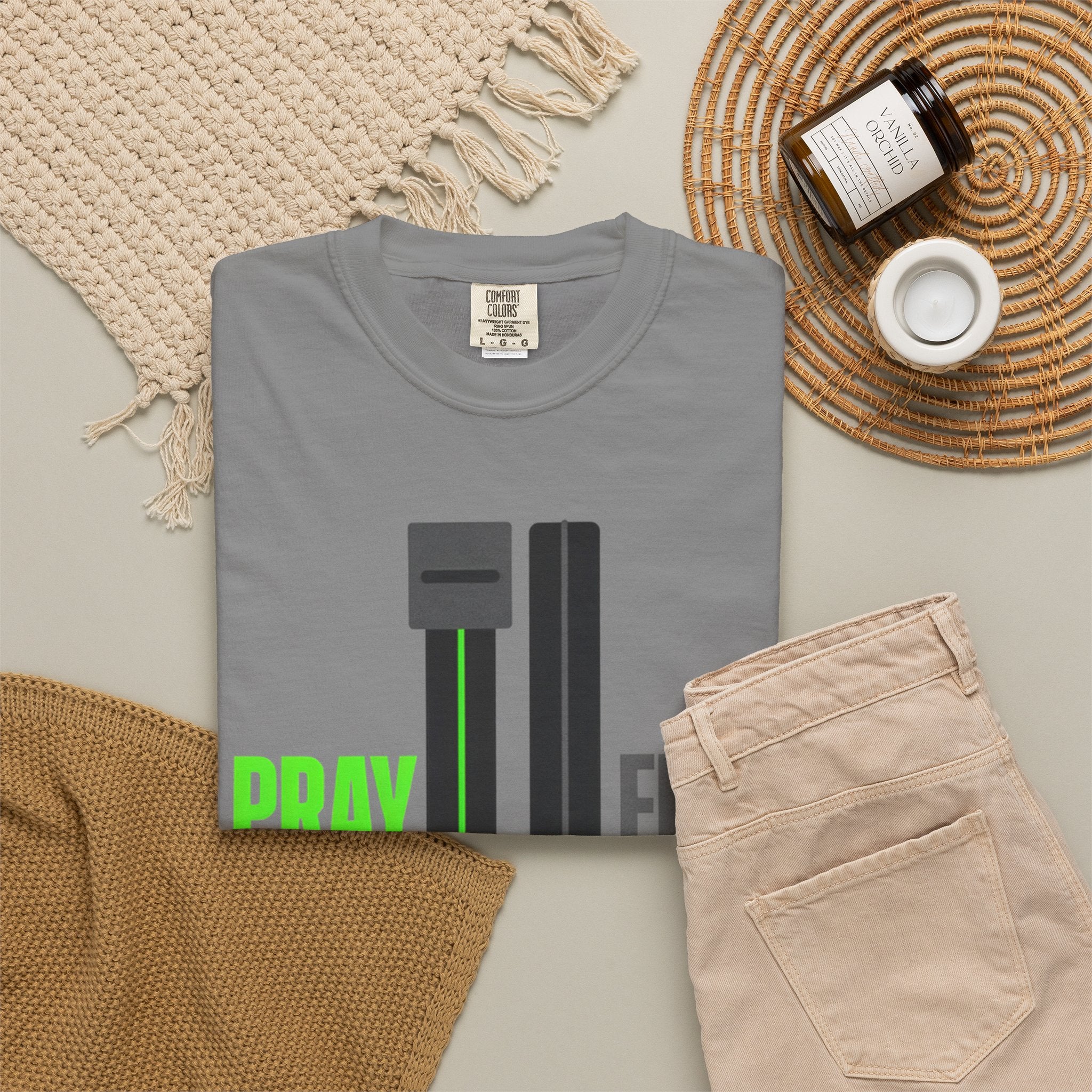 Pray More Fear Less T-Shirt — Inspirational Faith Graphic Tee
