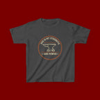 Kids Tee — "God Is My Strength and Power" Anvil & Anvil-Forge Christian Youth Shirt