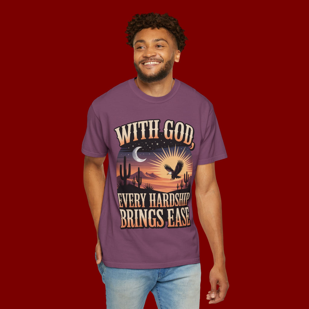 With God Every Hardship Brings Ease T-Shirt