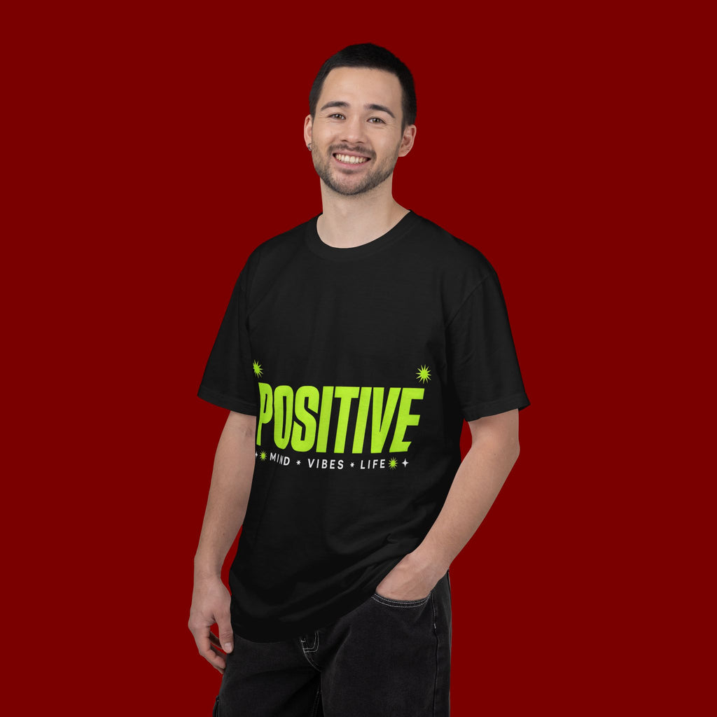 Positive Mind Vibes T-Shirt — Graphic Motivational Tee