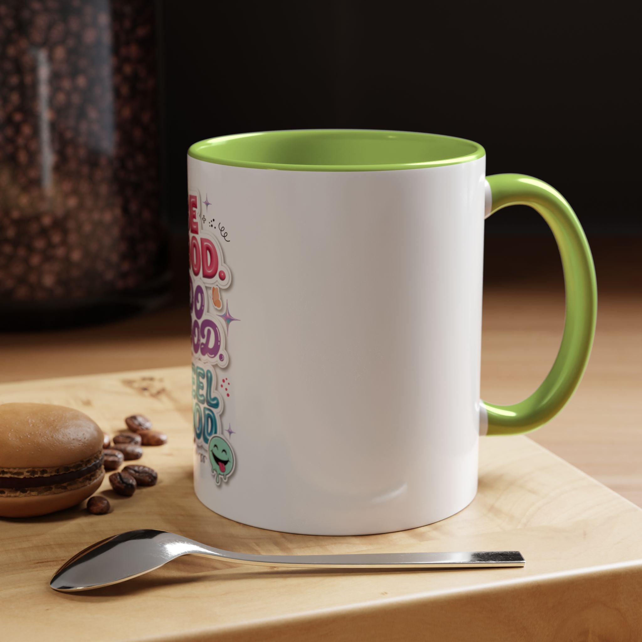 Be Good. Do Good. Feel Good. Accent Coffee Mug — Inspirational Positive Vibes Ceramic Mug (11/15 oz)