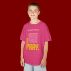 Kids Tee — "My Secret Is Simple: I Pray." Maze Faith T‑Shirt
