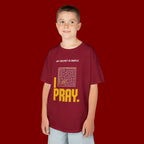 Kids Tee — "My Secret Is Simple: I Pray." Maze Faith T‑Shirt