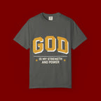 God Is My Strength T-Shirt — Faith Christian Graphic Tee