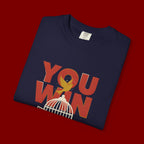 T-Shirt — "You Win When You Pray" Inspirational Faith Graphic Tee