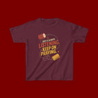 Kids Tee — "God Is Always Listening, Keep On Praying" Inspirational Religious Shirt