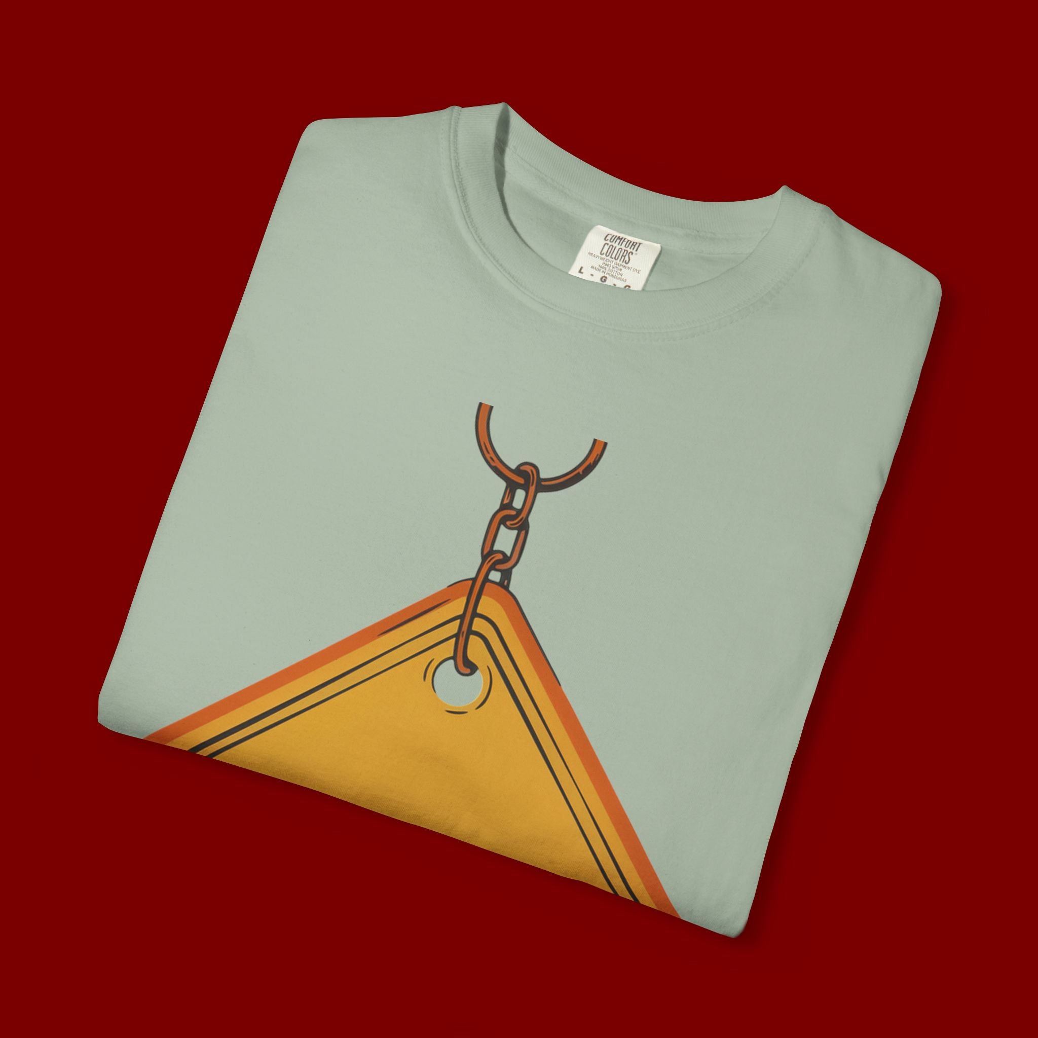Funny Road Sign T-Shirt — "All Trash No Trailer" Graphic Tee