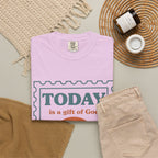 Be Thankful Tee — "Today is a Gift of God" Inspirational Graphic T-Shirt