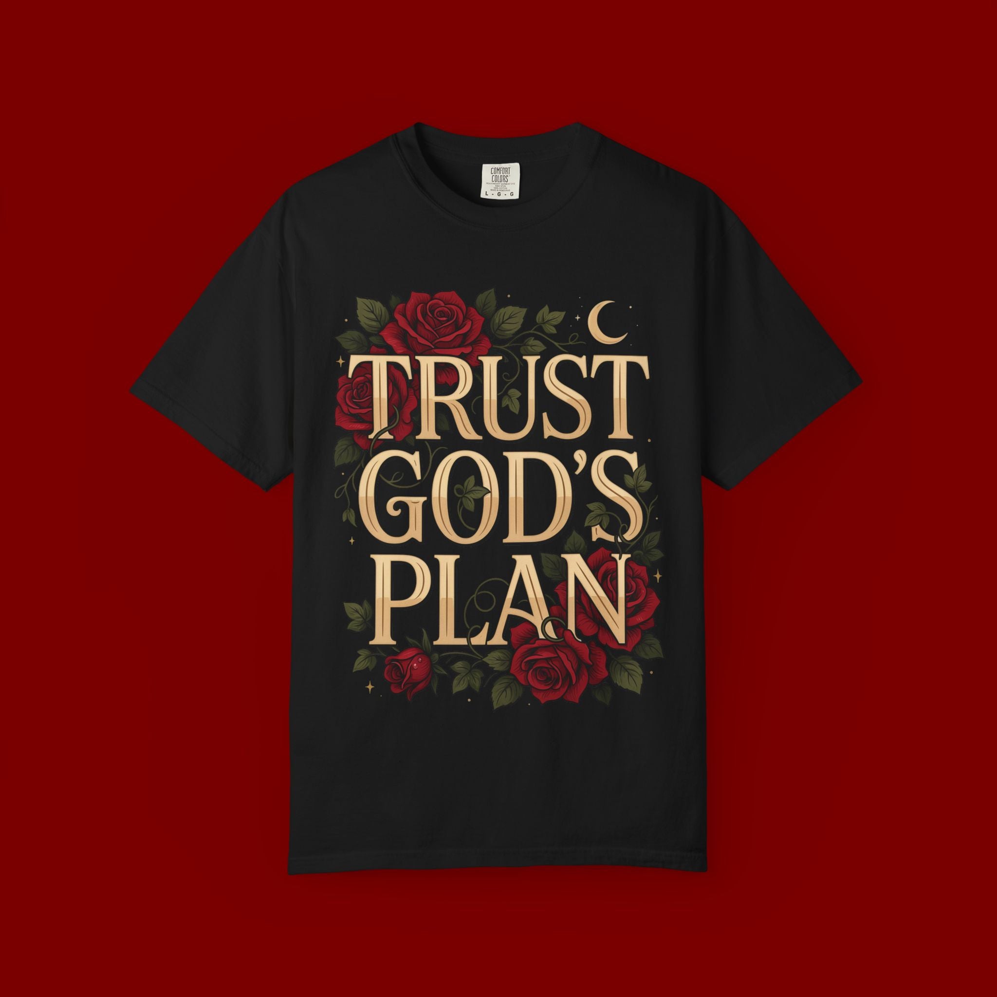 Trust God’s Plan T-Shirt — Floral Faith Graphic Tee