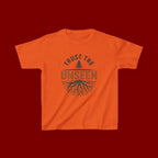 Kids T‑Shirt — "Trust the Unseen" Tree & Roots Inspirational Graphic