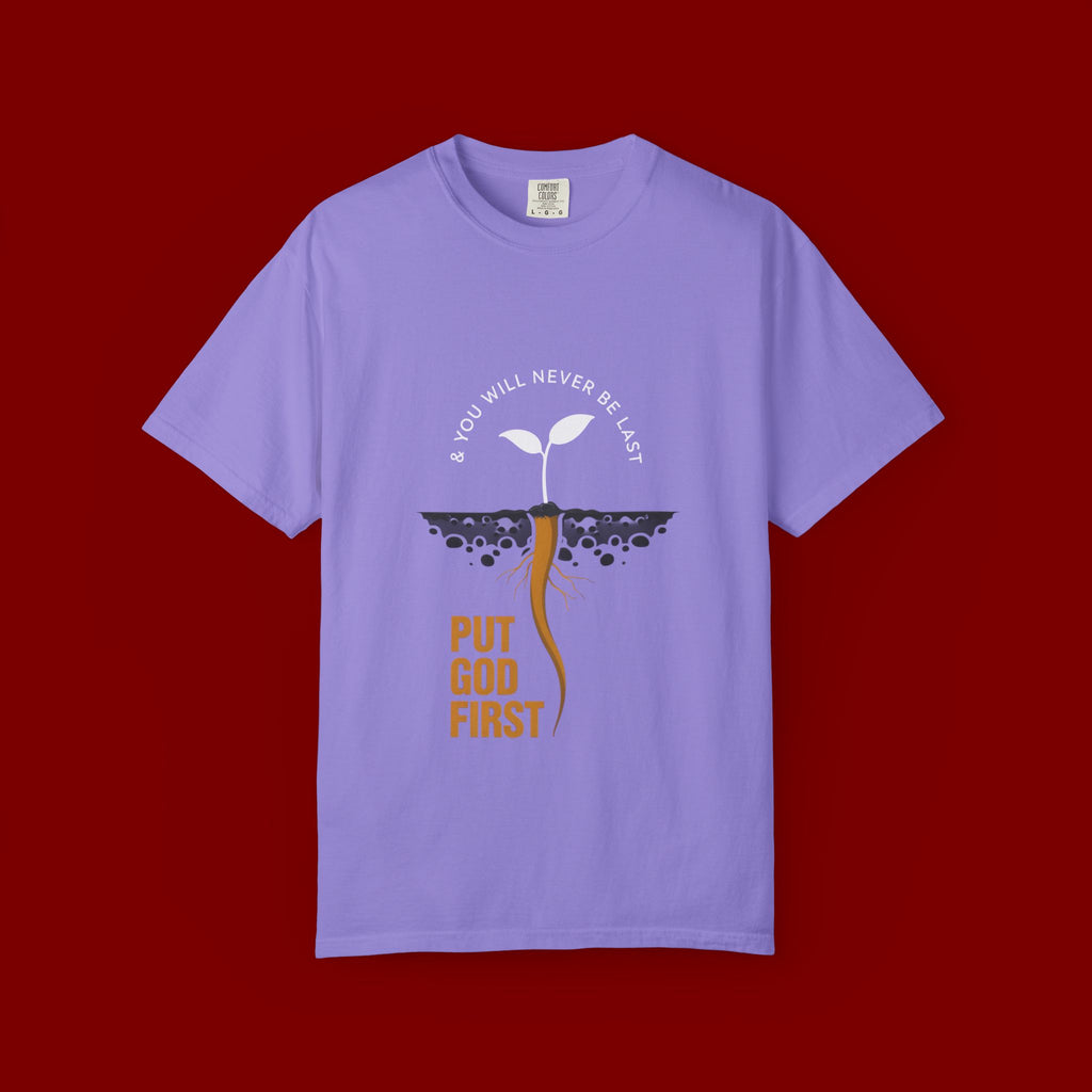 Put God First T-Shirt — Christian Faith Graphic Tee