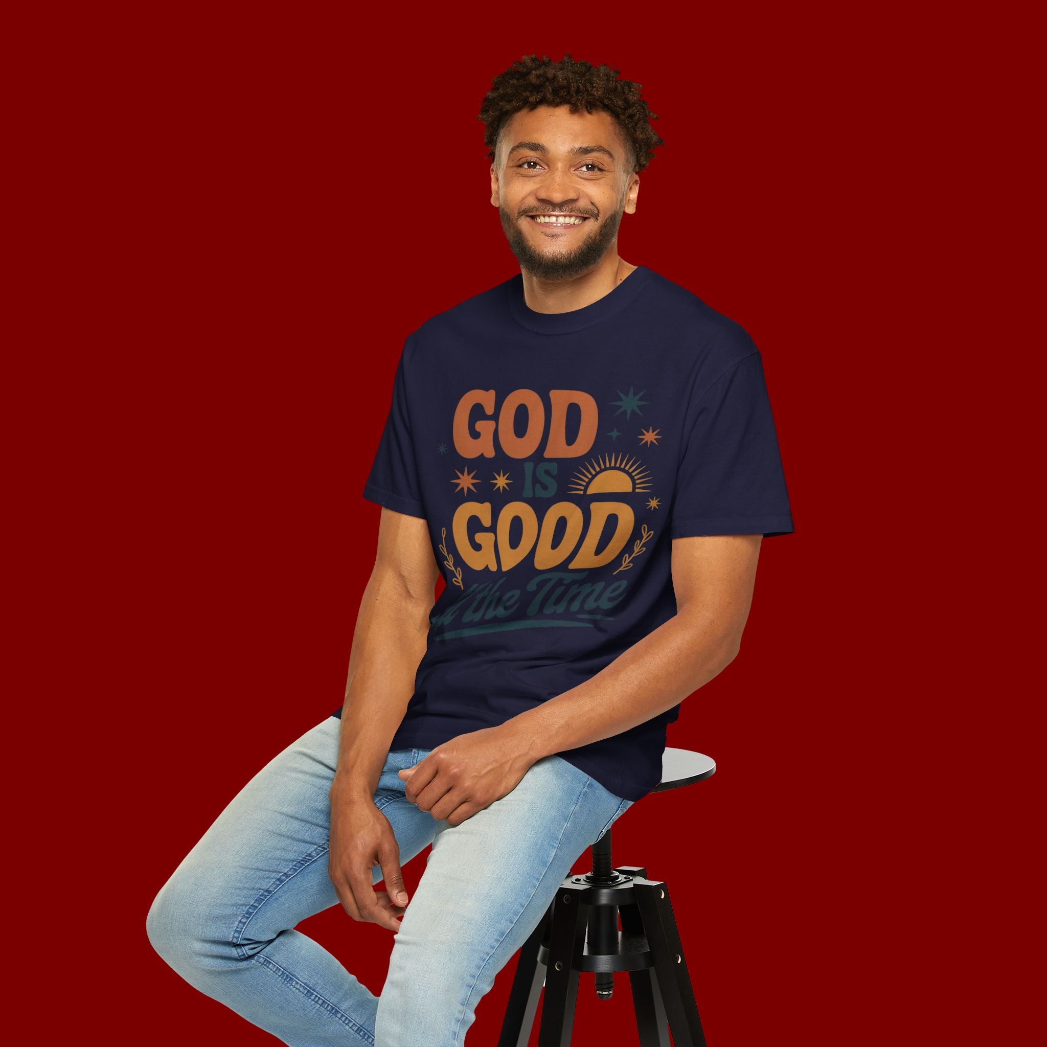 God Is Good All the Time T-Shirt — Christian Faith Graphic Tee