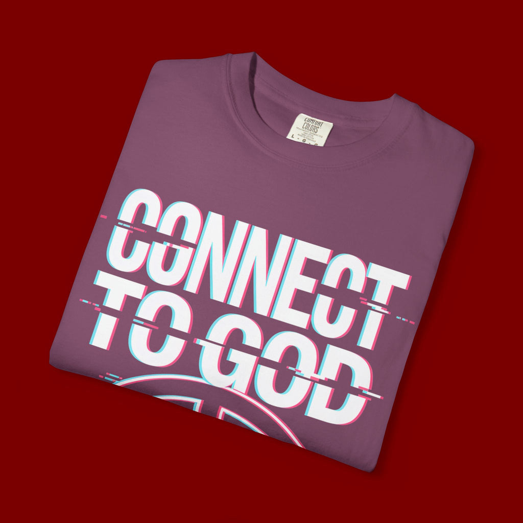 Connect to God T-Shirt — "The Password Is Prayer" Christian Faith Tee