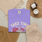 Take Time to Pray T‑Shirt — Vintage Pocket Watch & Roses Spiritual Tee