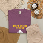 Put God First T-Shirt — Christian Faith Graphic Tee
